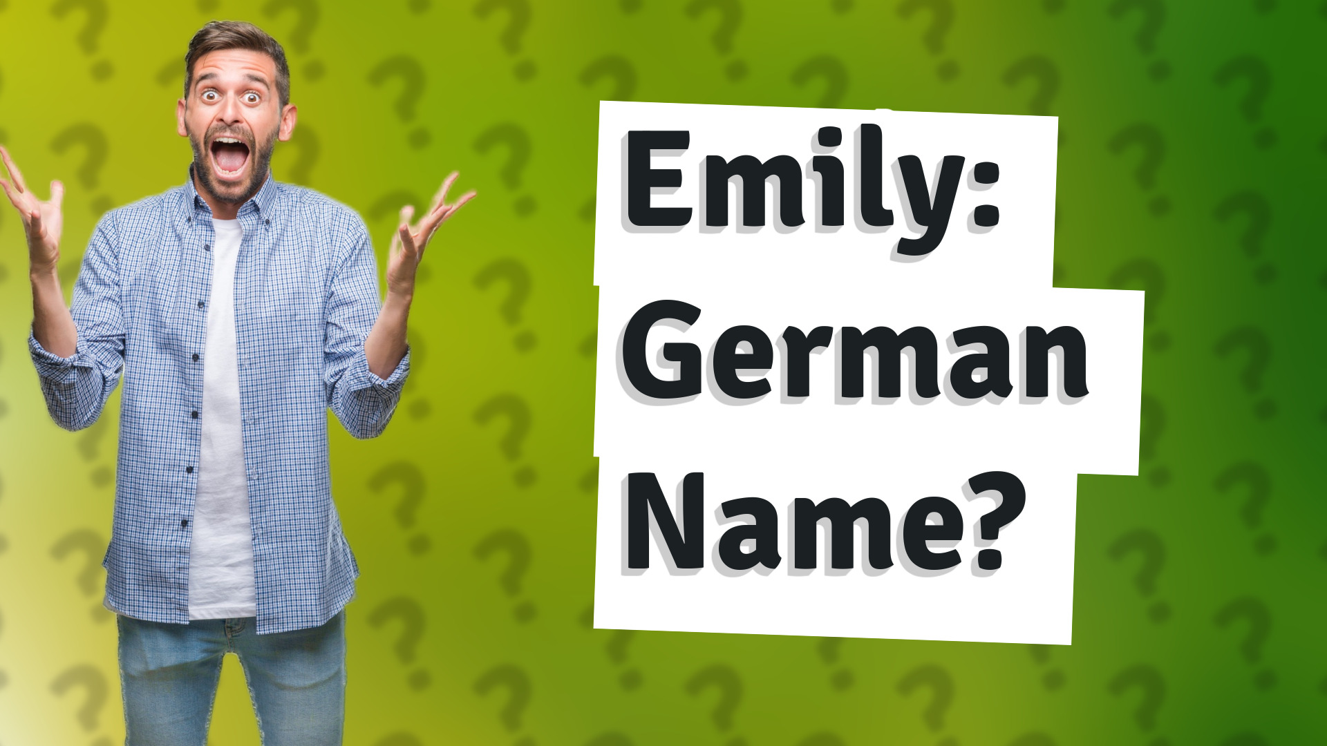 Emily: German Name?