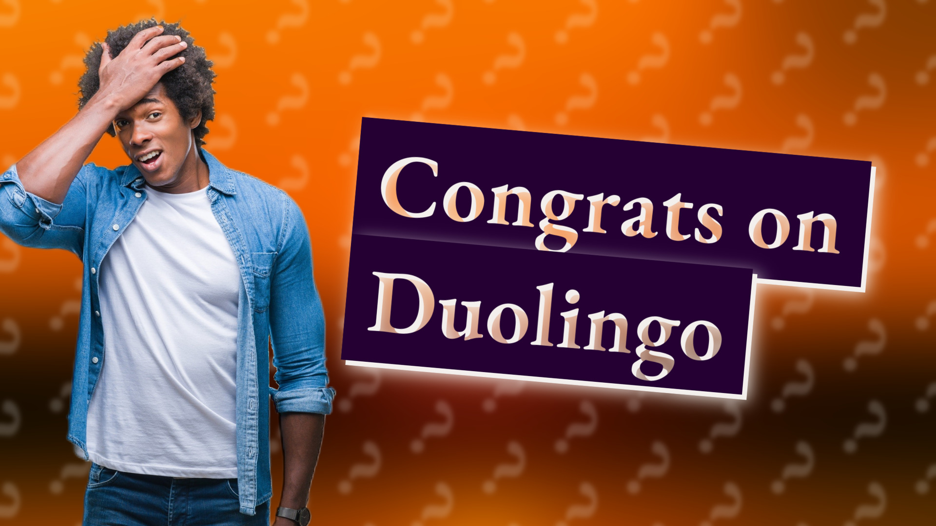 Congrats on Duolingo