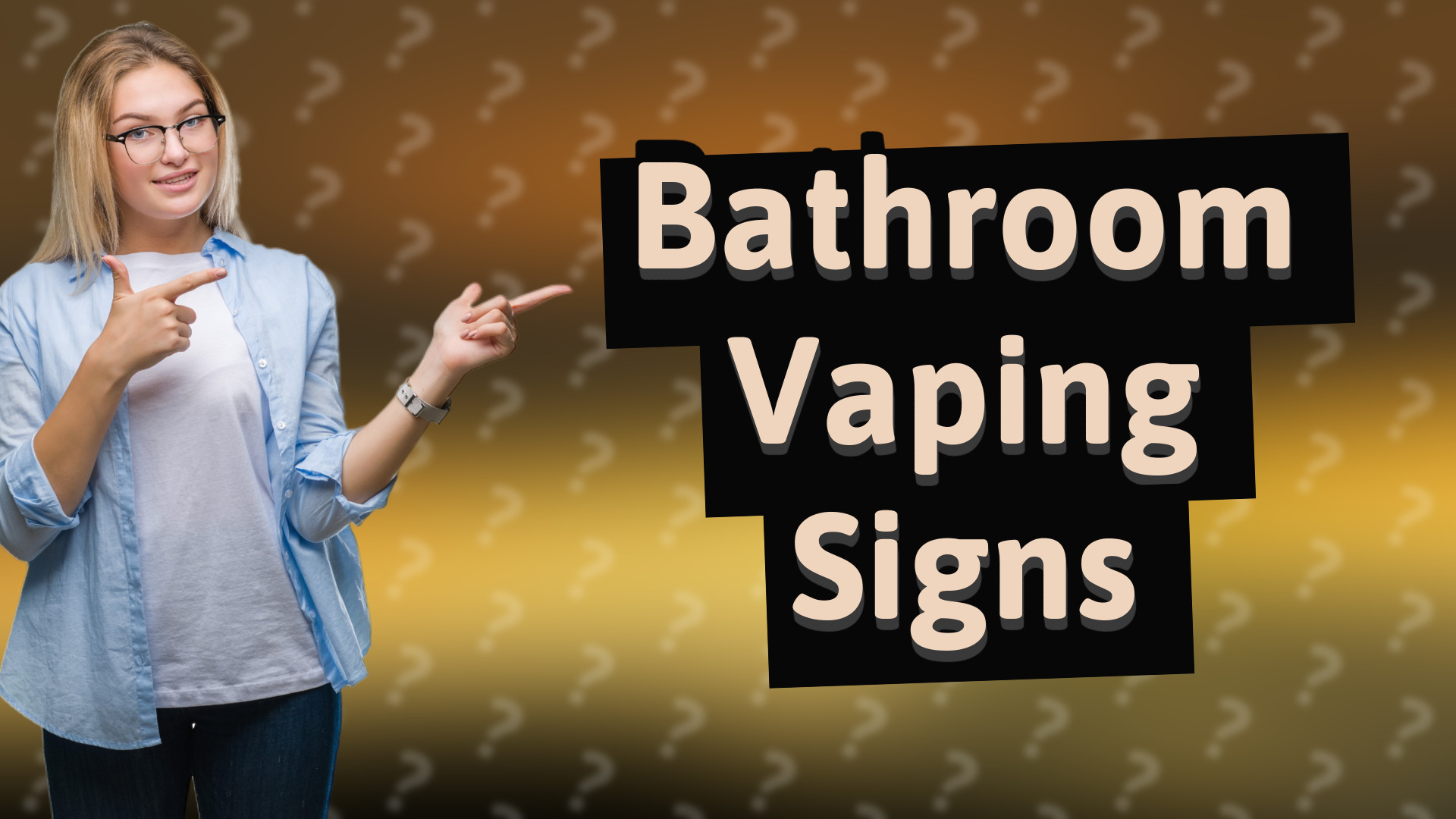Bathroom Vaping Signs