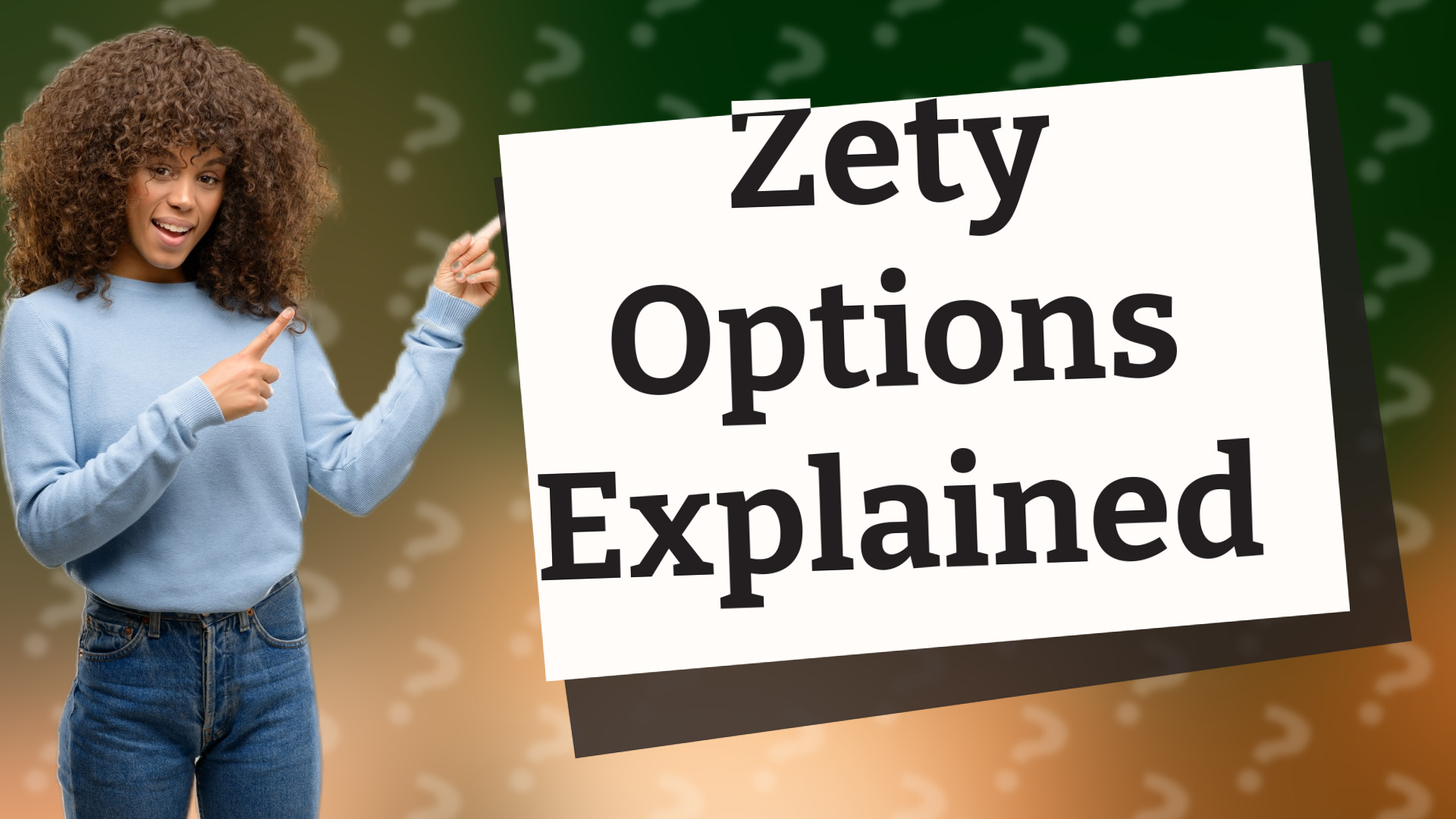 Zety Options Explained