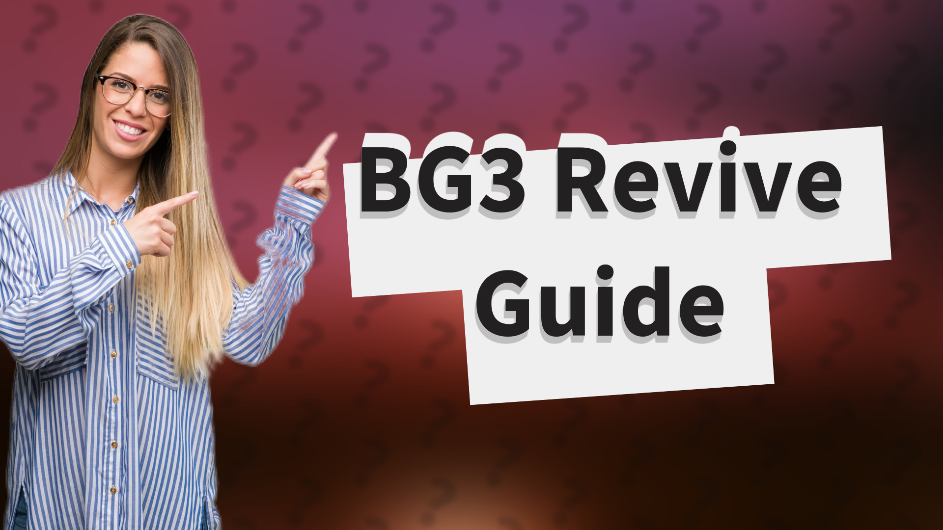 BG3 Revive Guide