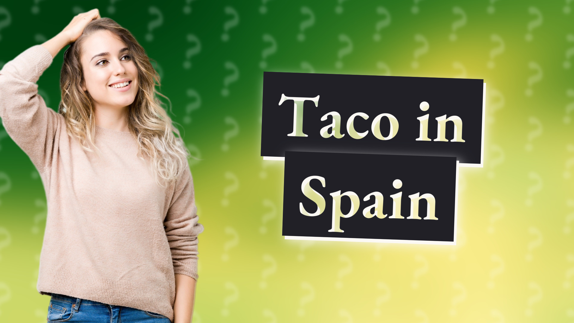 Taco in Spain