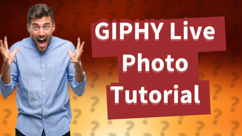 GIPHY Live Photo Tutorial