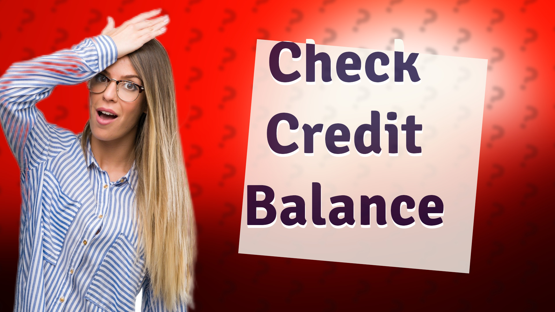 Check Credit Balance
