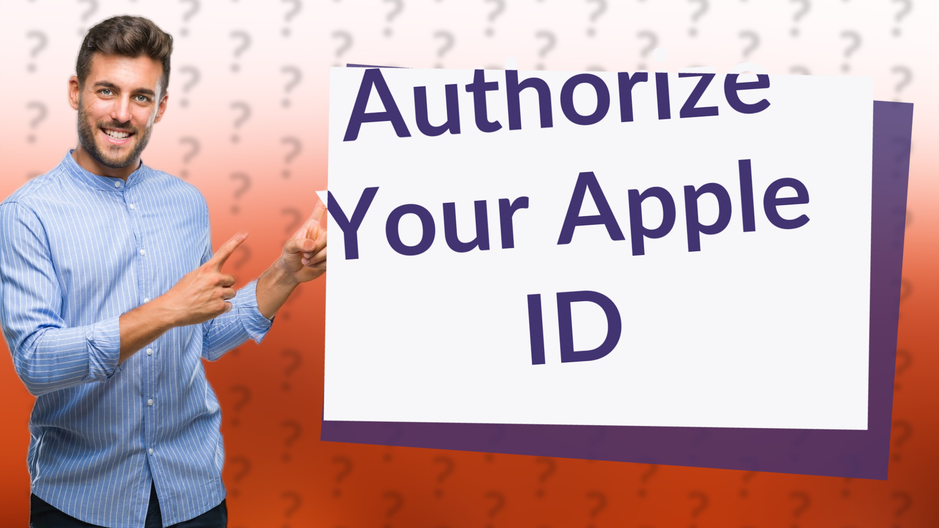 Authorize Your Apple ID