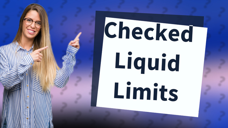 Checked Liquid Limits