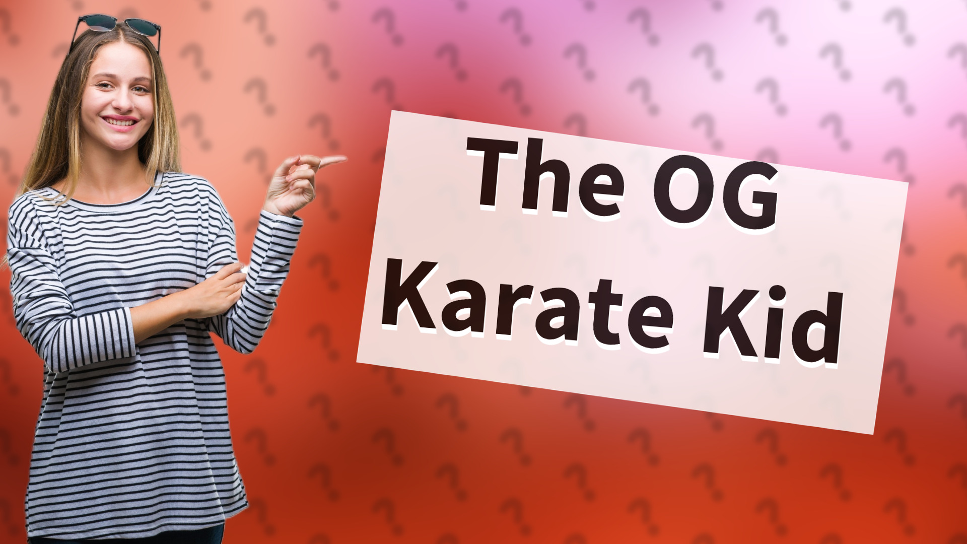 The OG Karate Kid
