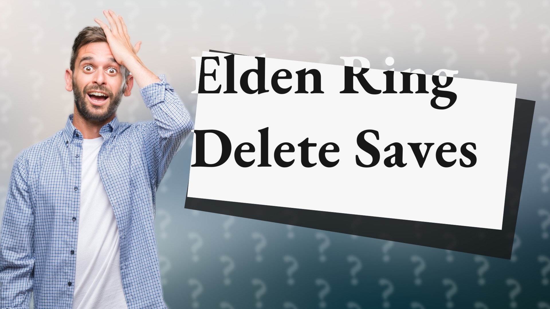 Elden Ring Delete Saves