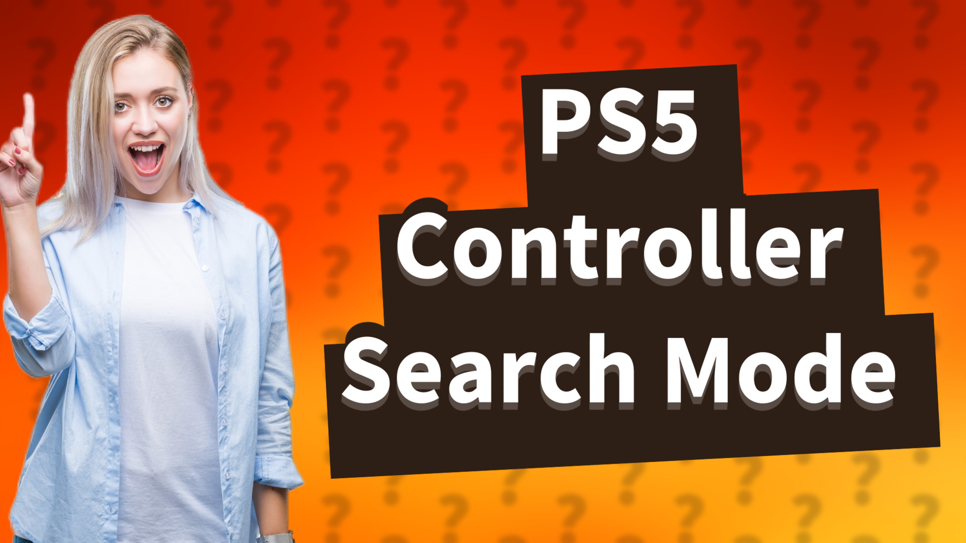 PS5 Controller Search Mode