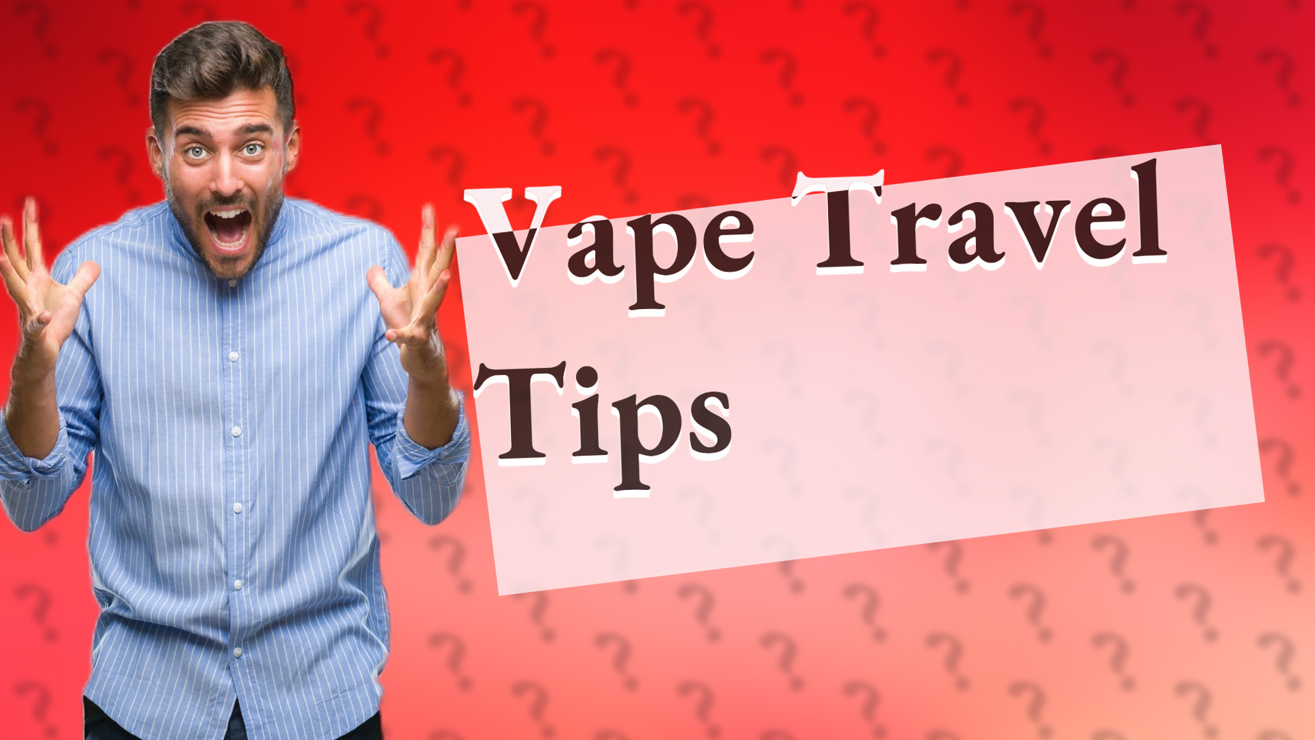 Vape Travel Tips