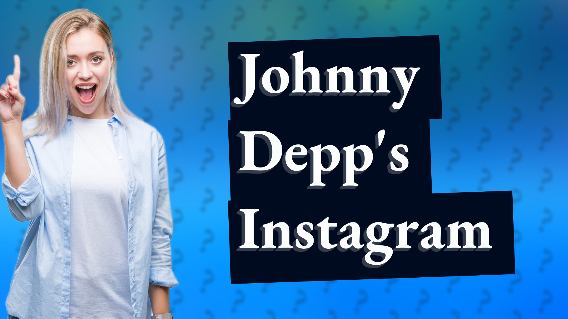 Johnny Depp's Instagram