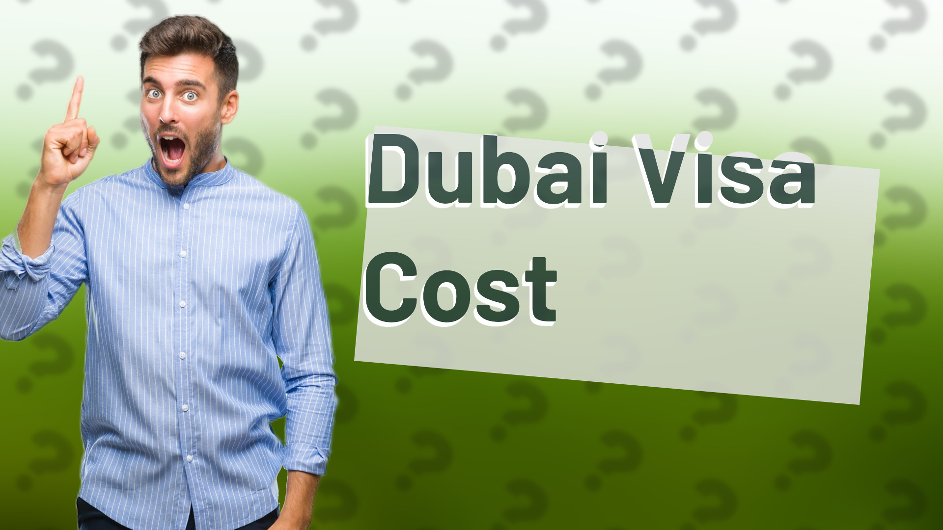 Dubai Visa Cost