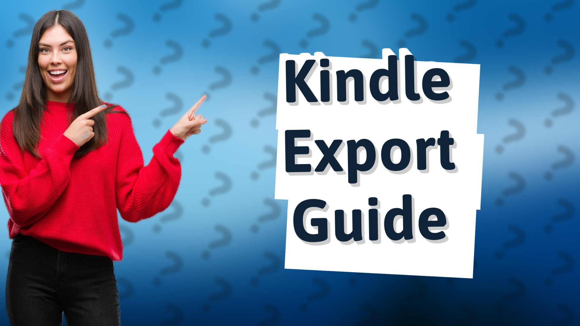 Kindle Export Guide