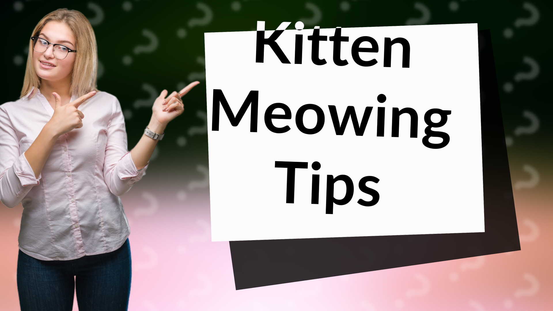 Kitten Meowing Tips