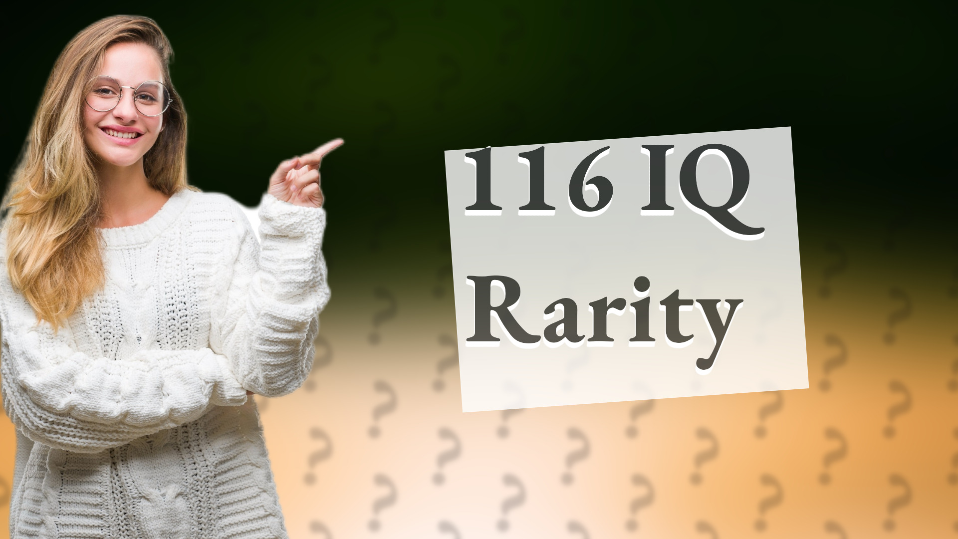116 IQ Rarity