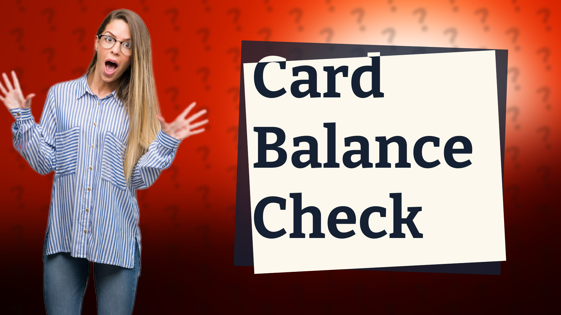 Card Balance Check