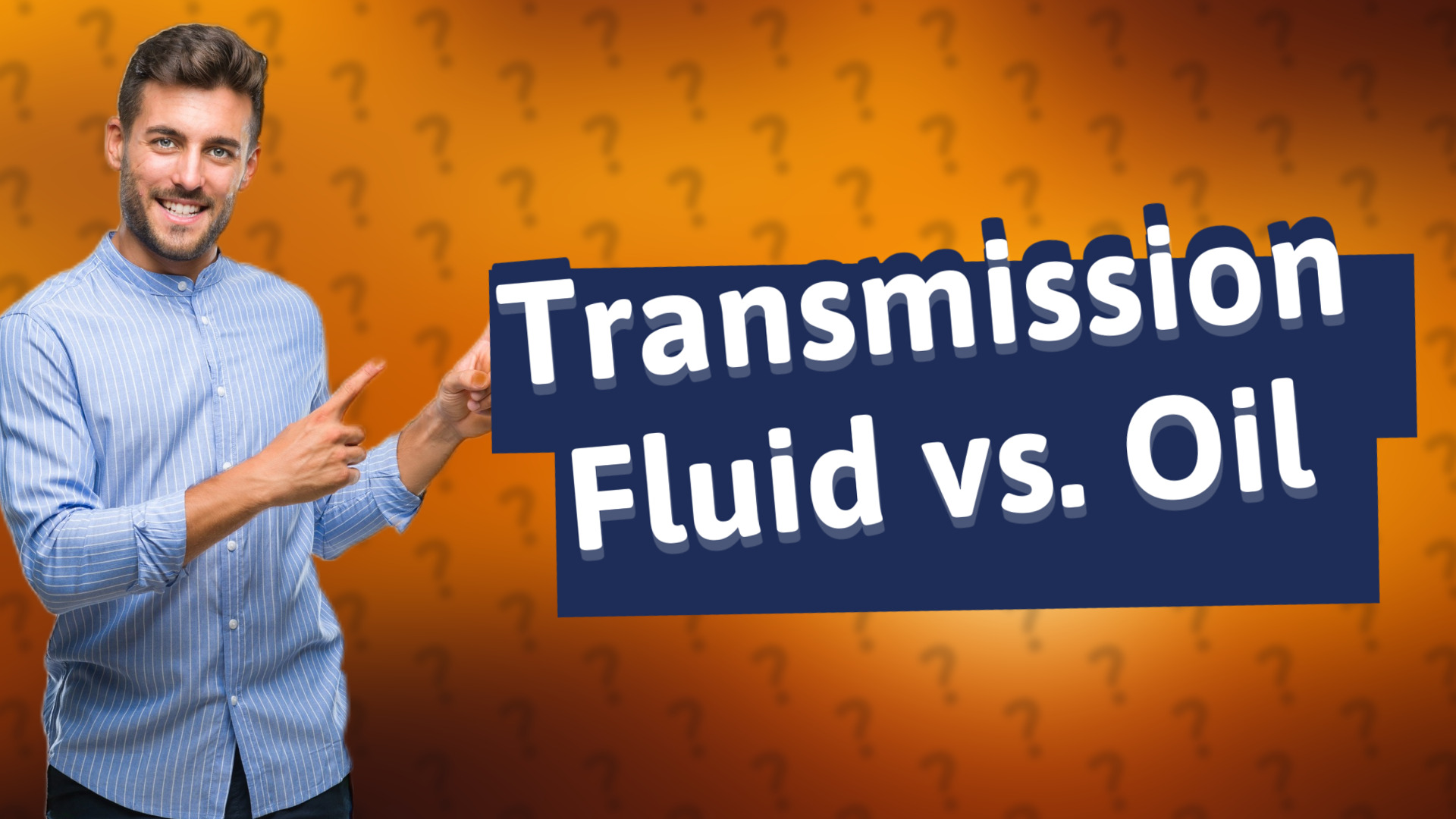 Transmission Fluid vs. Oil