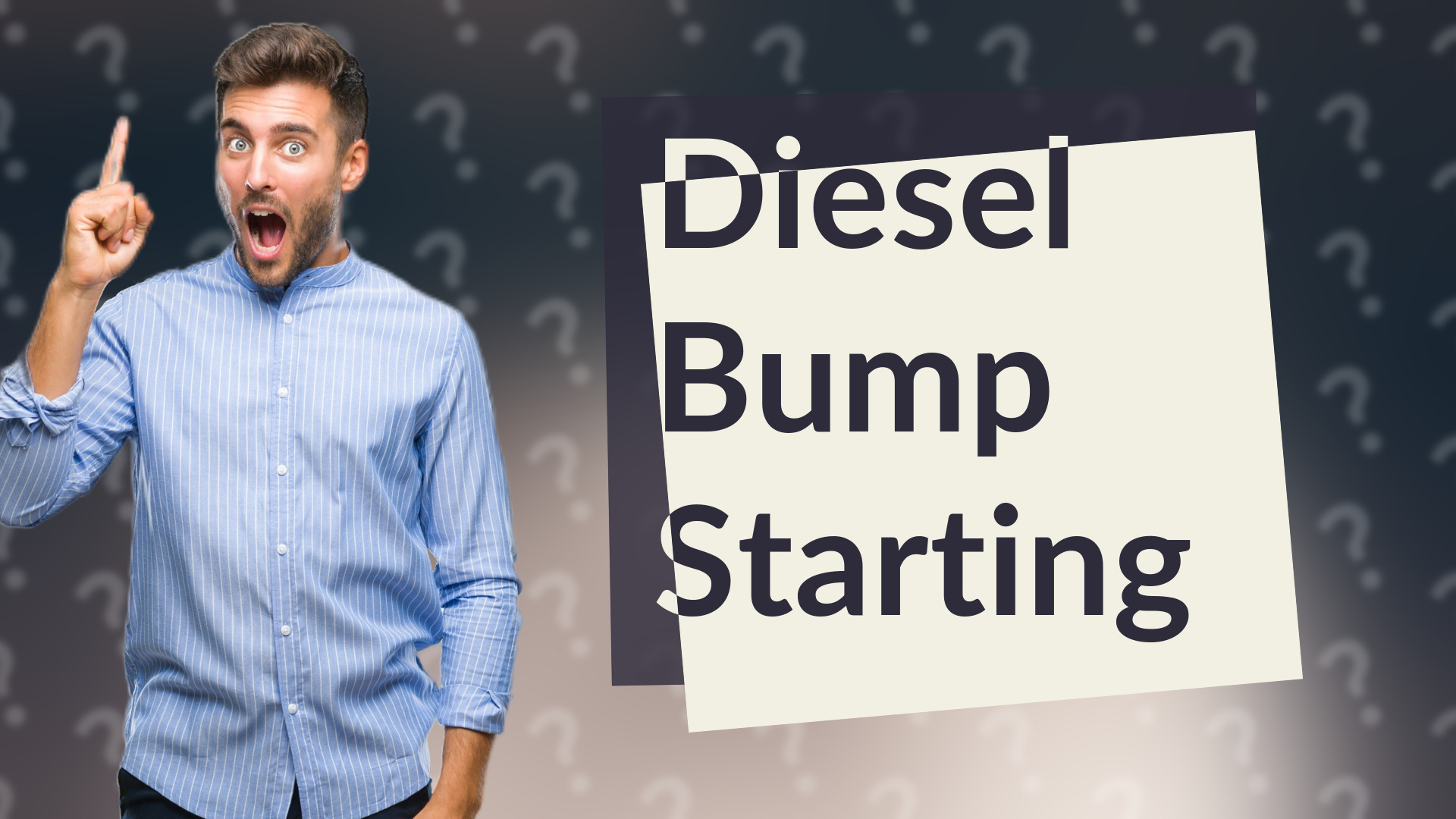 Diesel Bump Starting