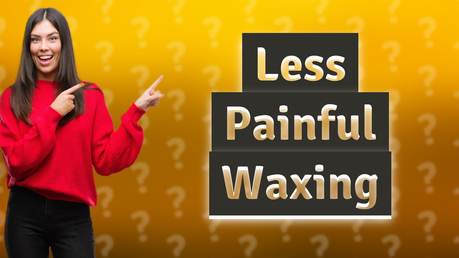 Less Painful Waxing