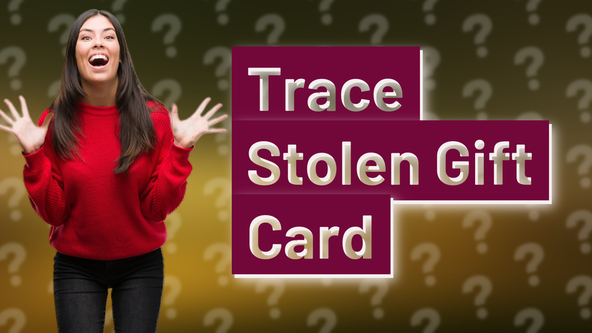 Trace Stolen Gift Card