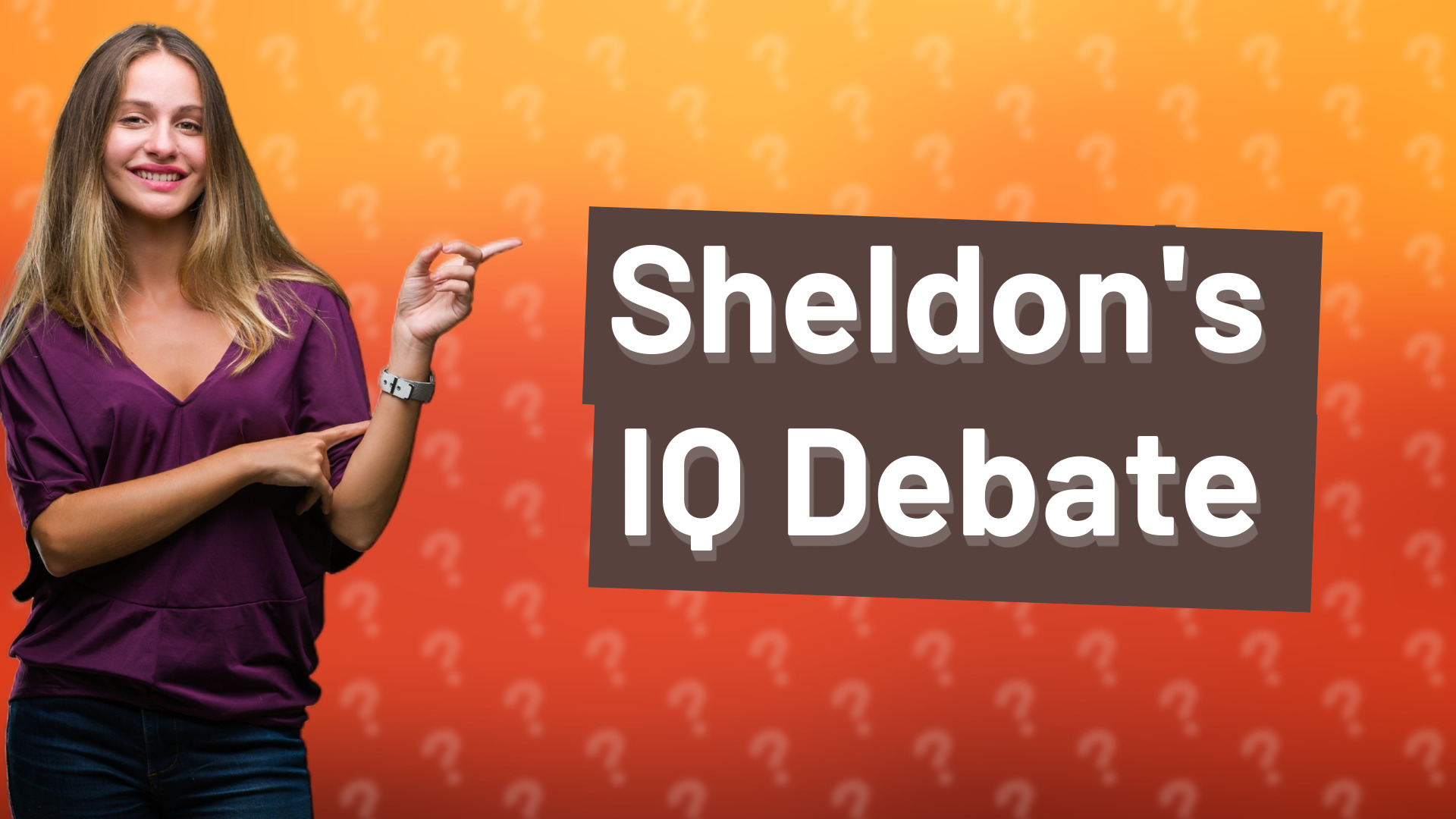 Sheldon's IQ Debate