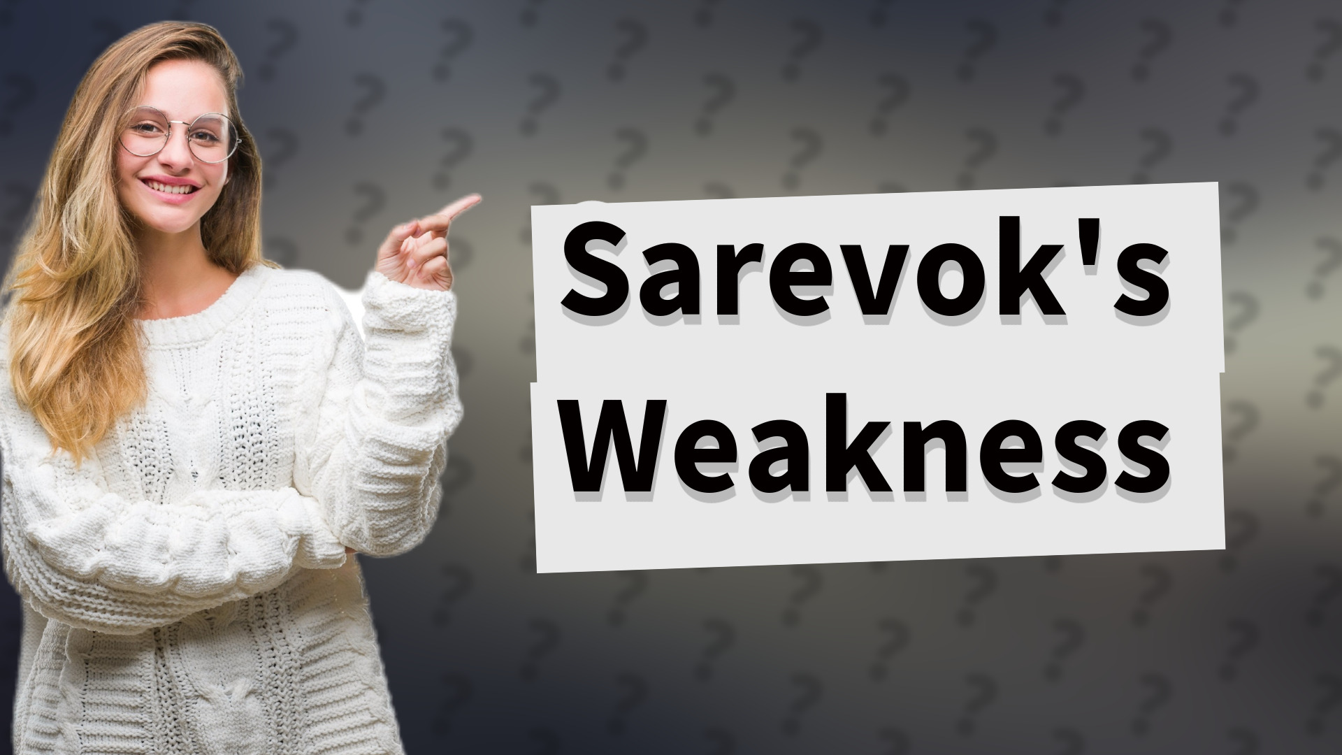 Sarevok's Weakness