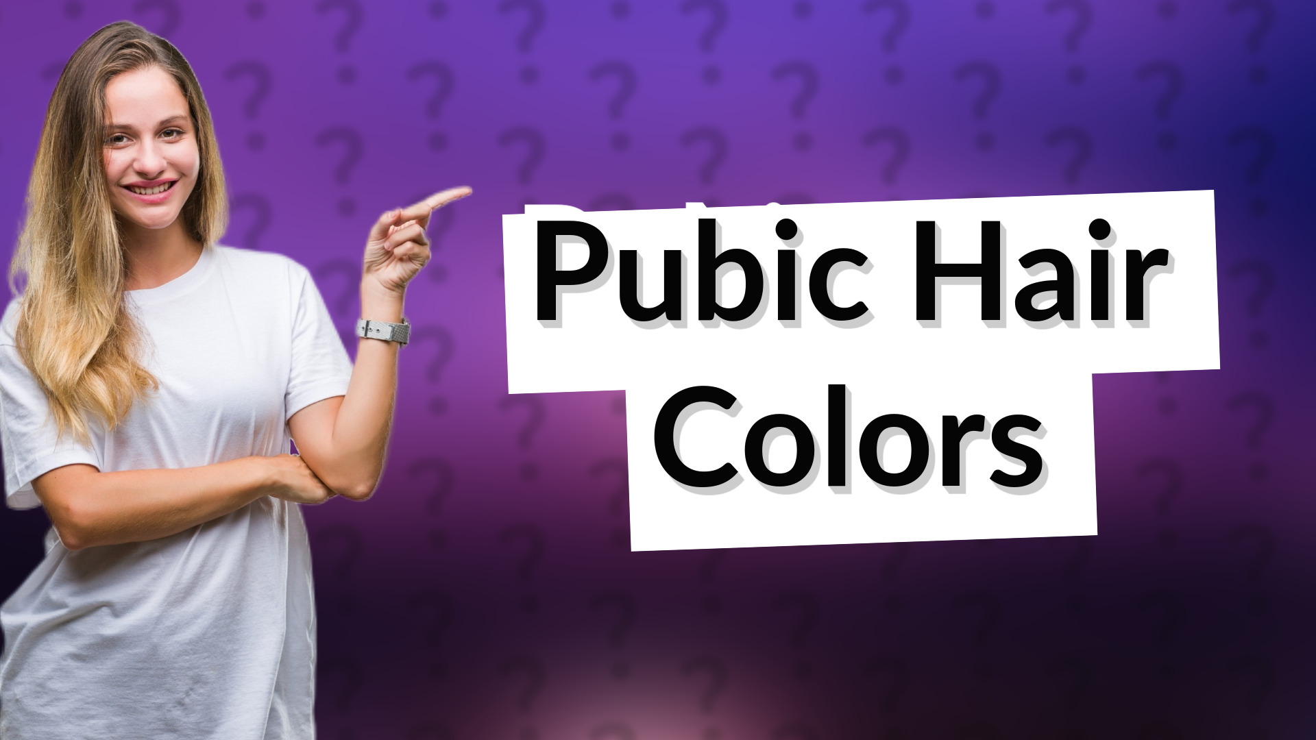 Pubic Hair Colors