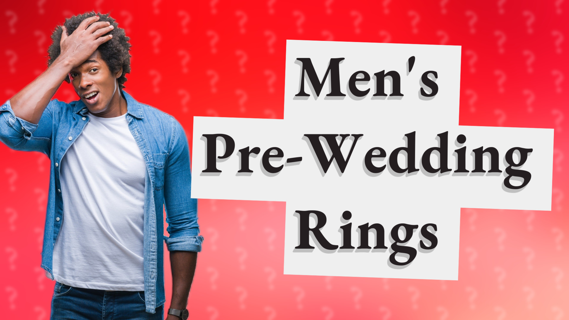 Men's Pre-Wedding Rings