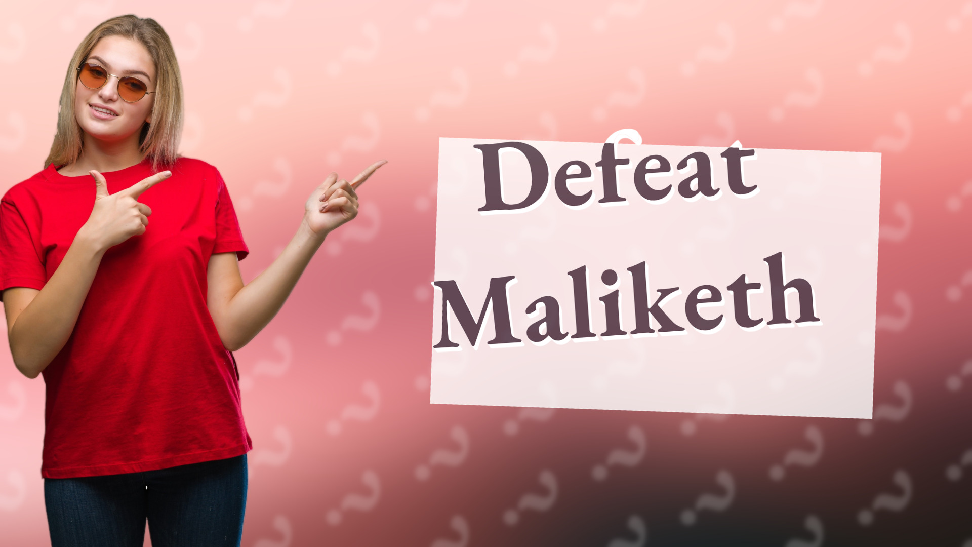 Defeat Maliketh