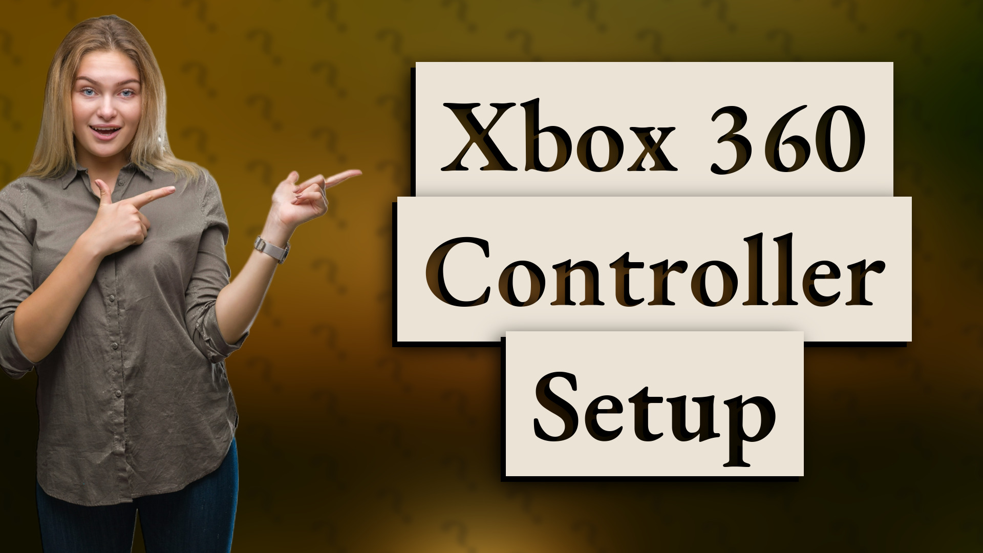 Xbox 360 Controller Setup