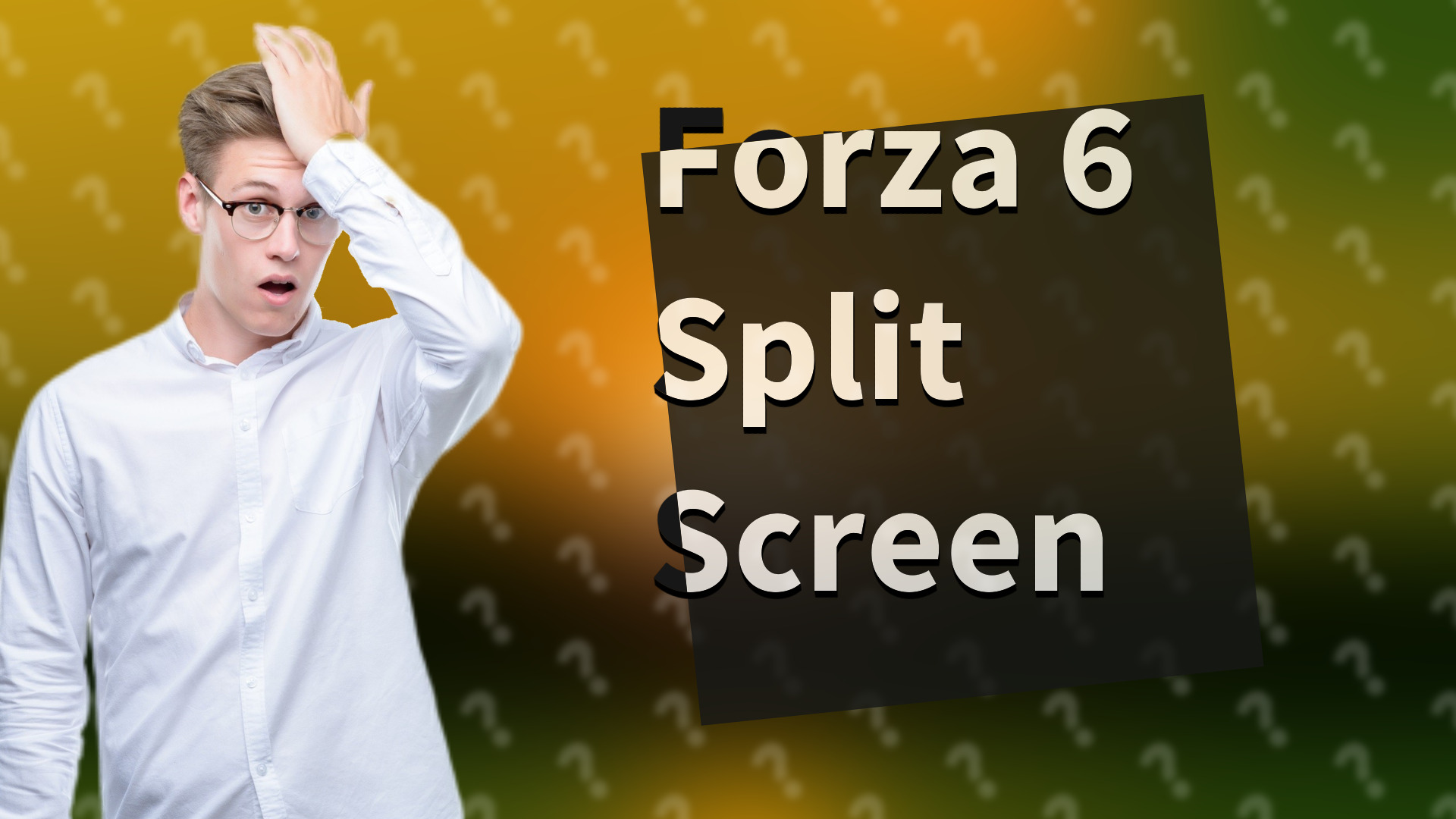 Forza 6 Split Screen