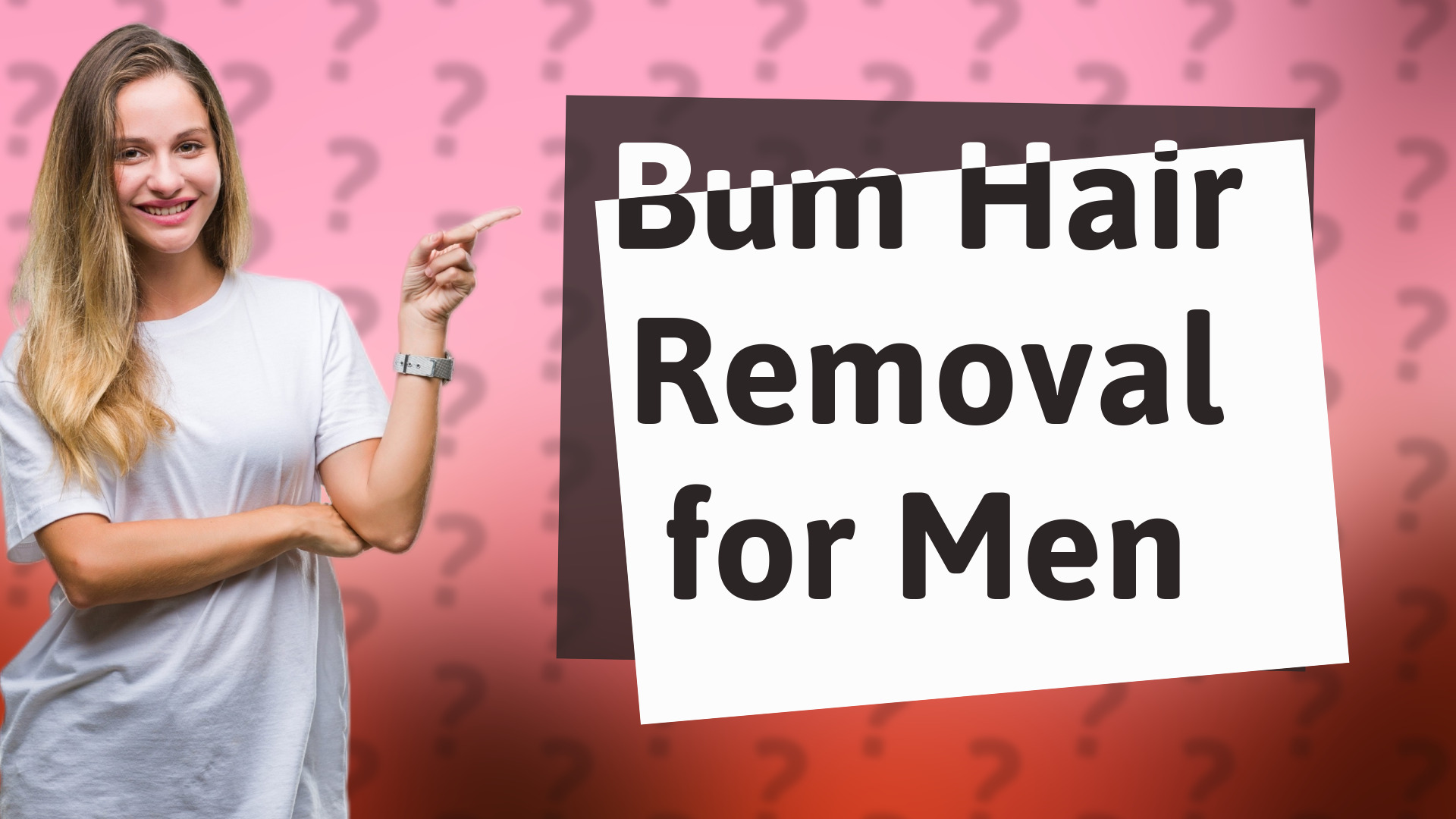 Bum Hair Removal for Men