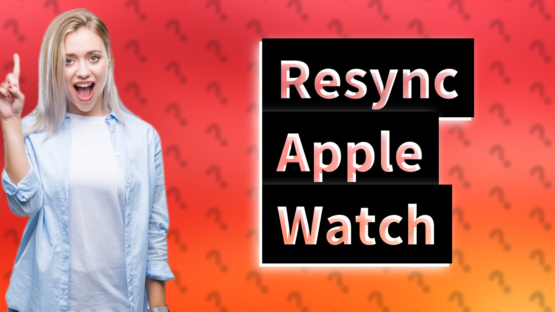 Resync Apple Watch