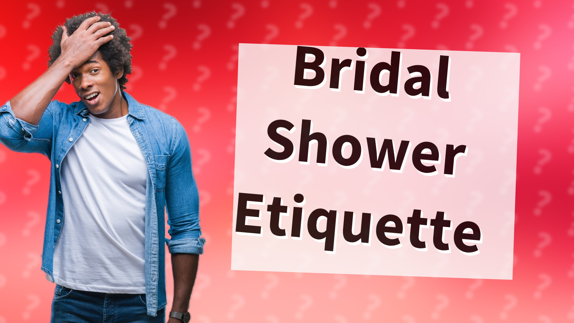 Bridal Shower Etiquette