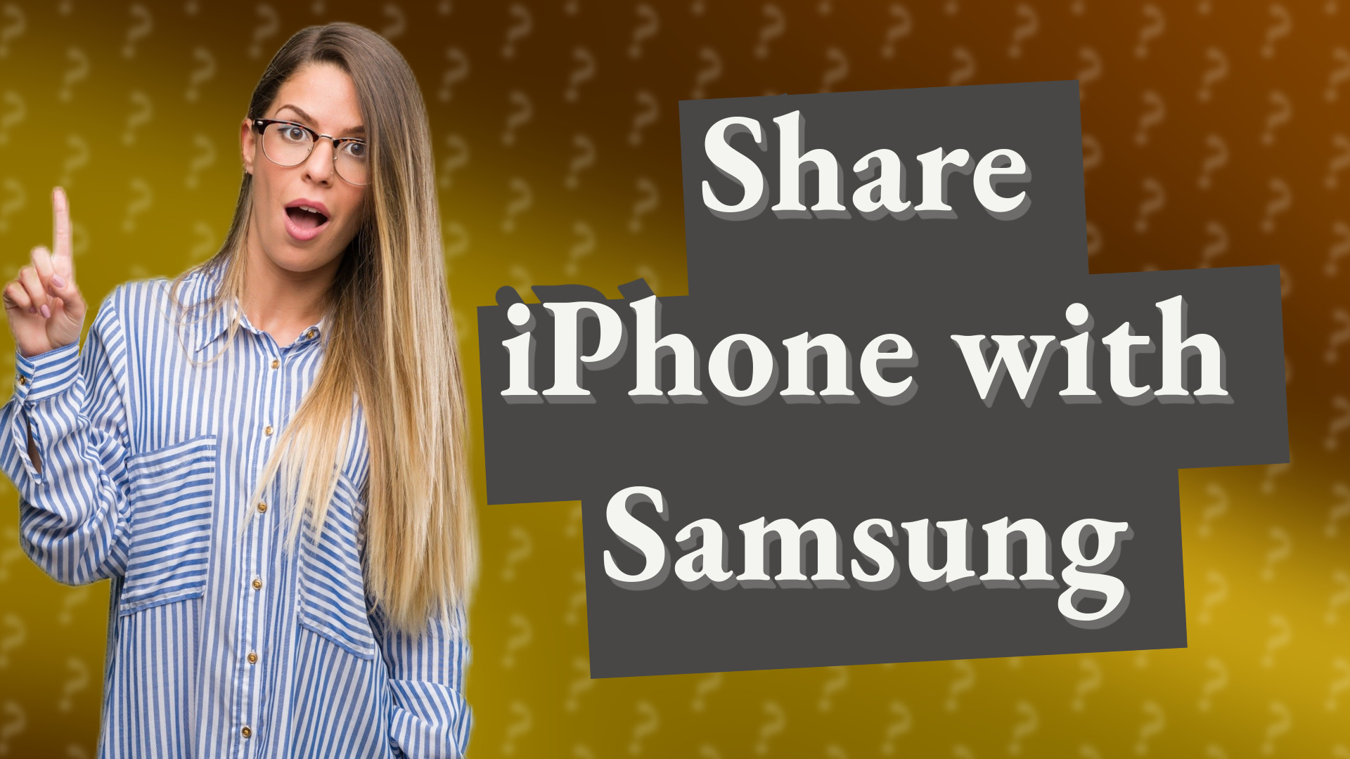 Share iPhone with Samsung