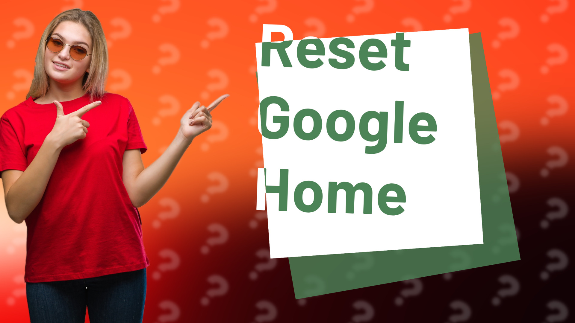 Reset Google Home