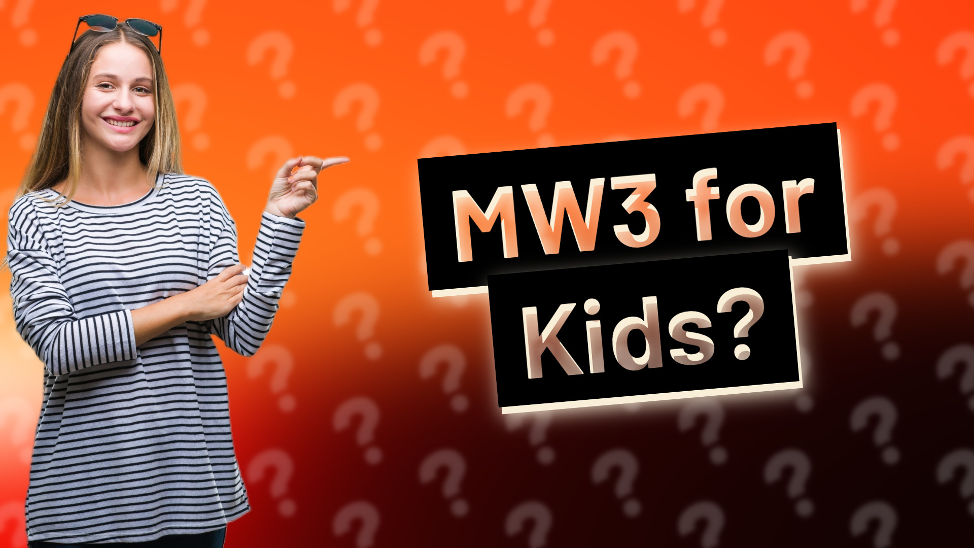 MW3 for Kids?