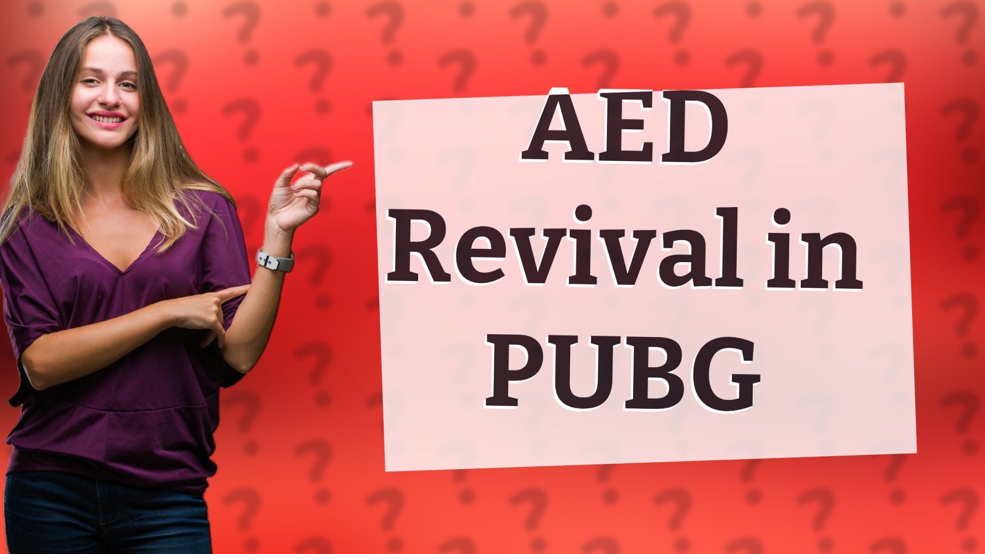 AED Revival in PUBG