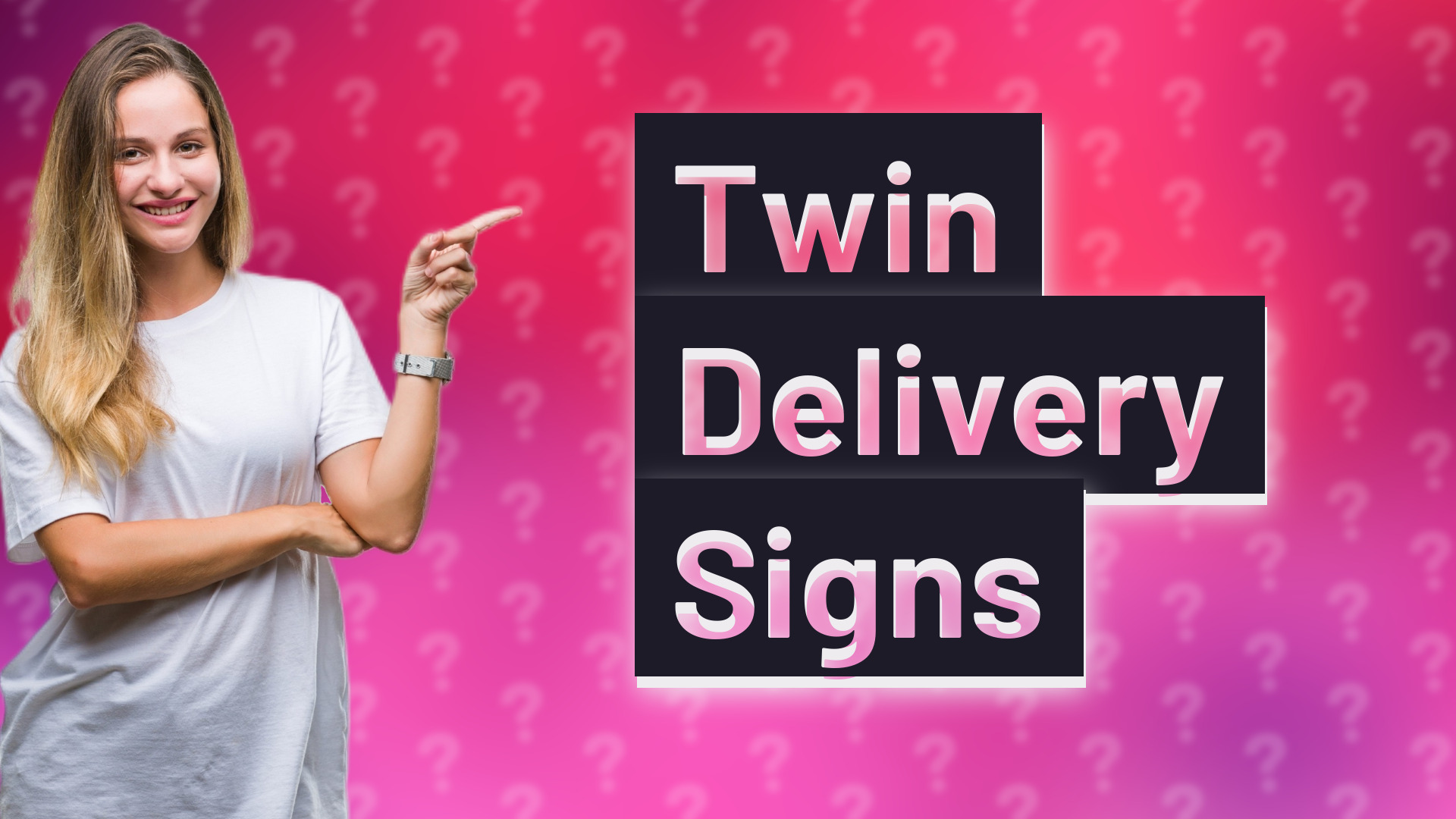 Twin Delivery Signs