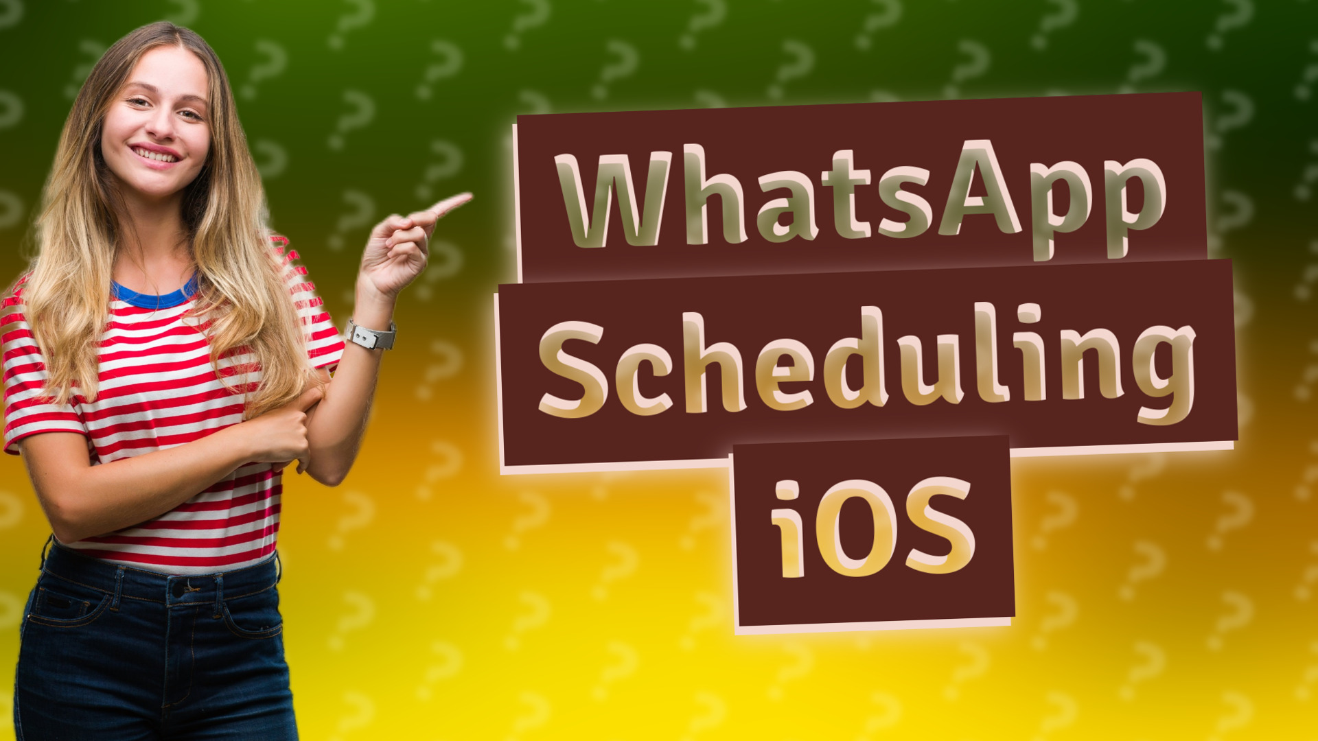 WhatsApp Scheduling iOS