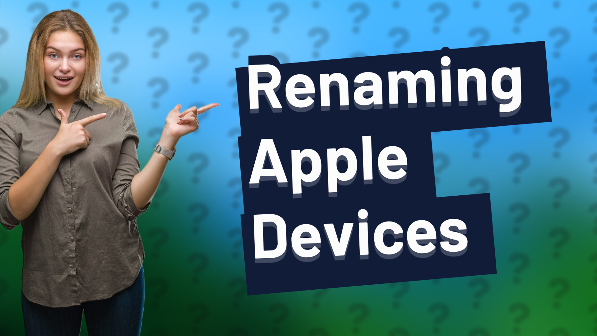 Renaming Apple Devices