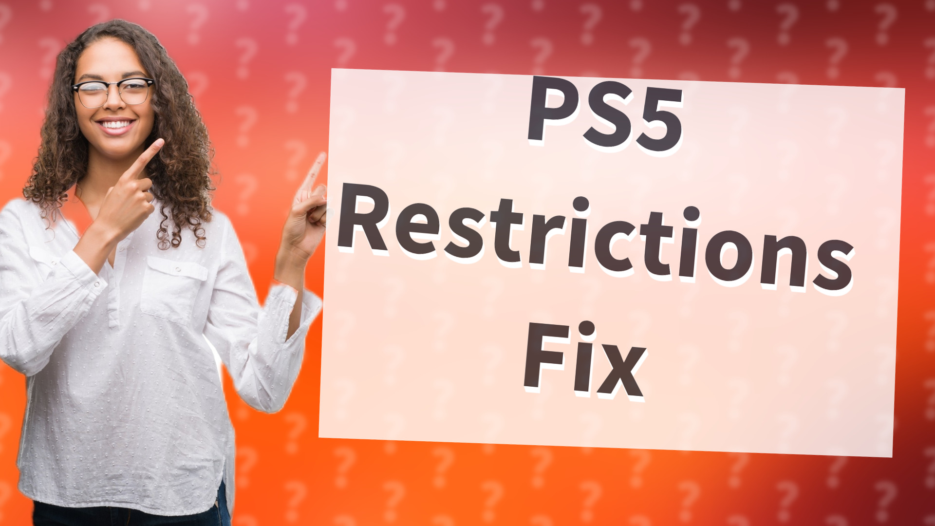 PS5 Restrictions Fix