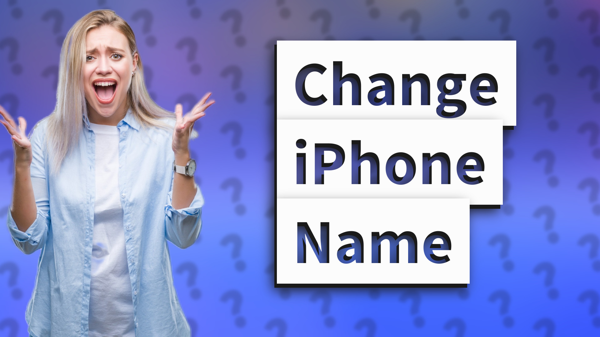 Change iPhone Name