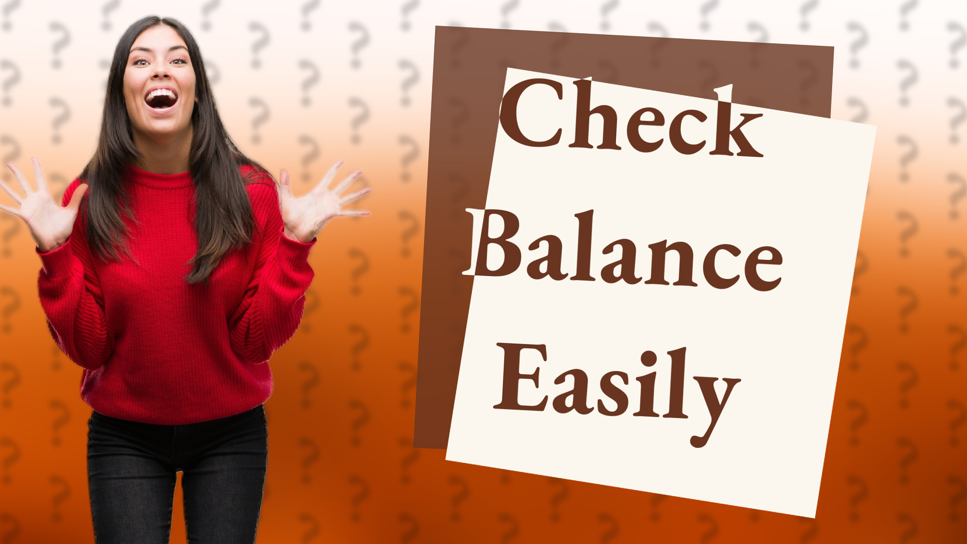 Check Balance Easily