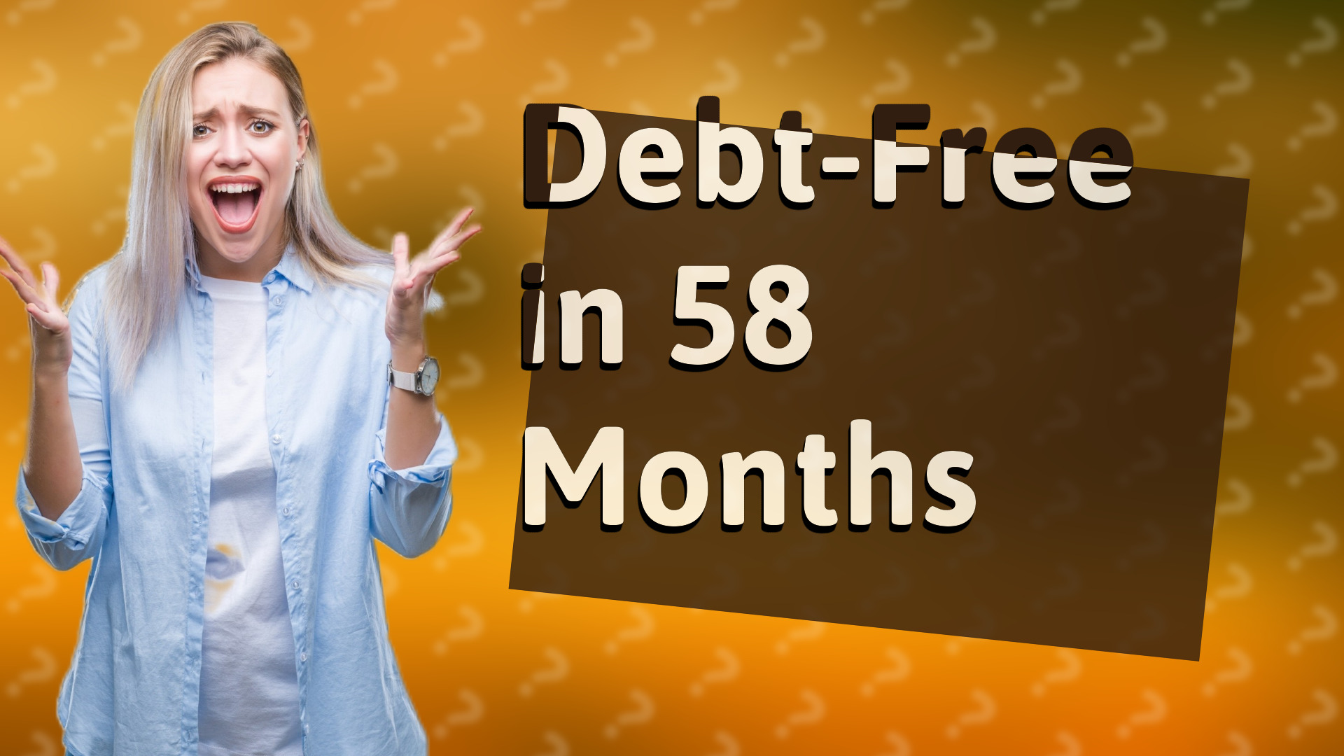 Debt-Free in 58 Months