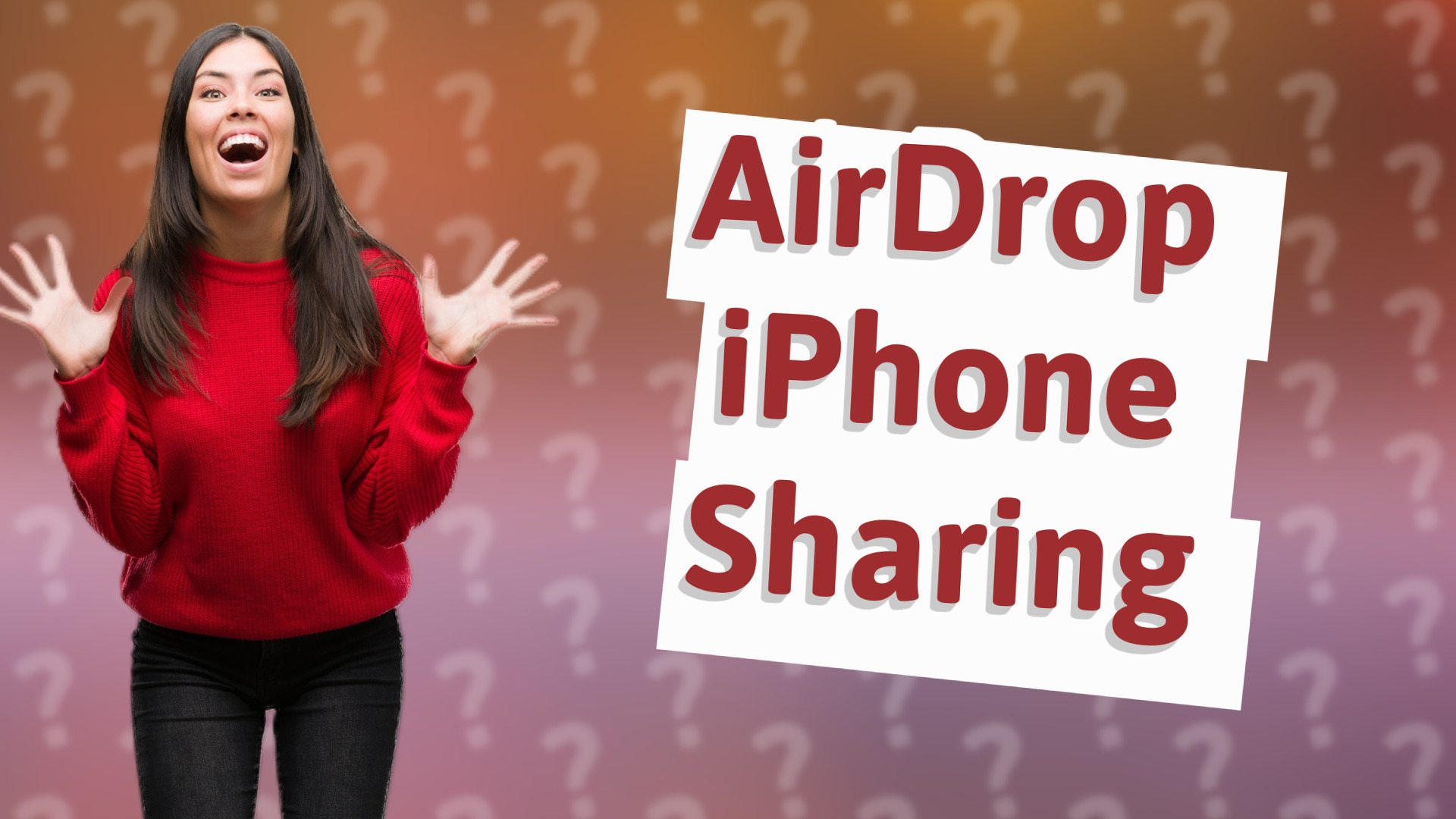 AirDrop iPhone Sharing