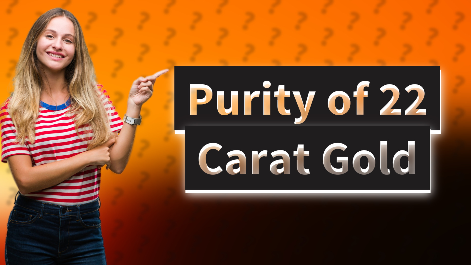 Purity of 22 Carat Gold