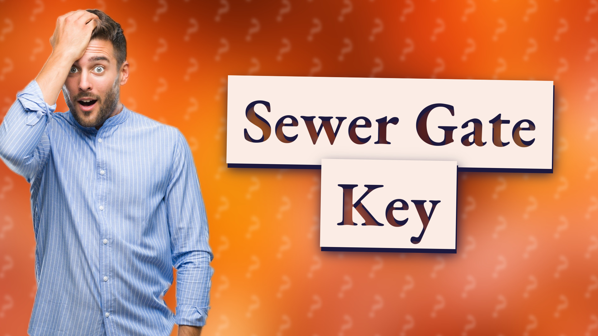 Sewer Gate Key