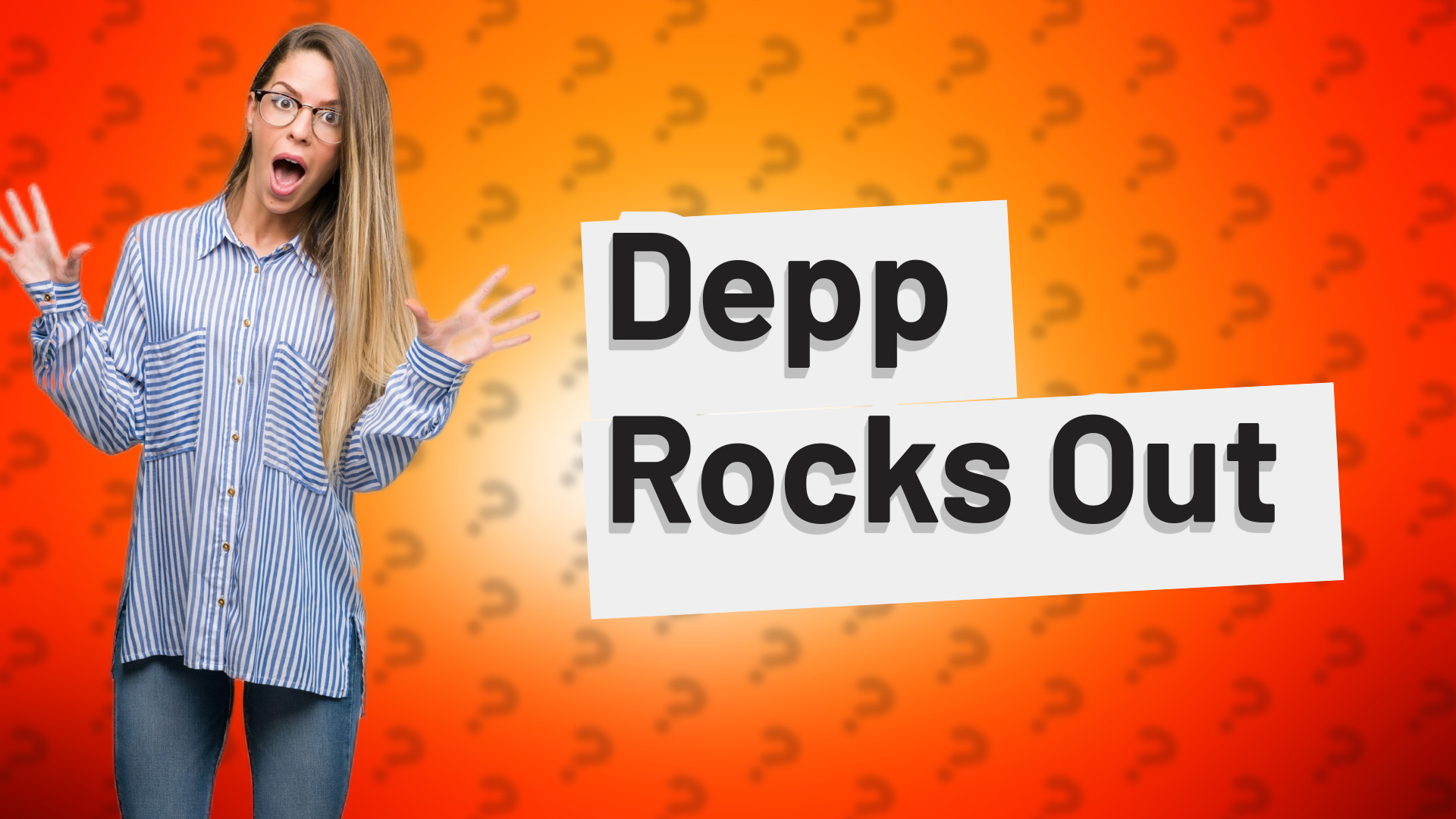 Depp Rocks Out