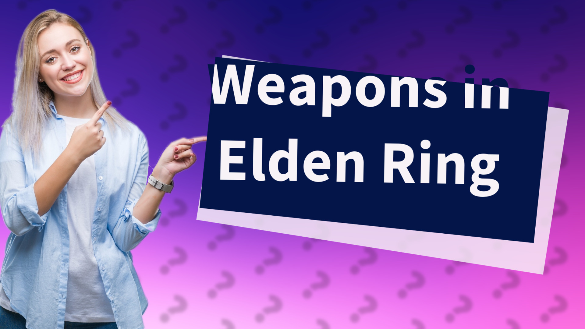 Weapons in Elden Ring